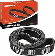 Heavy Duty Serpentine Drive Belt Compatible with Chevrolet T6500 & GMC T7500, 1997-2002, 6.6L 7.2L, Location - Alternator and Fan