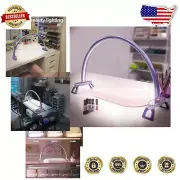 Stepless Dimmable 24inch Half Moon LED Nail Desk Lamp for Precision Work