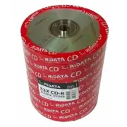 500 Ridata Branded 52X Logo Top Blank CD-R CDR Recordable Disc 80Min 700MB