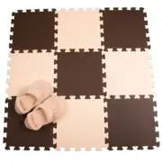 10x Interlocking Exercise Floor Tiles Waterproof Baby EVA Foam Puzzle 30*30*1cm