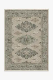 150' x 215' | Machine Washable Runner Rug | Kid & Pet Friendly | Indoor Rug | Maxine Natural Sage Rug | Ruggable