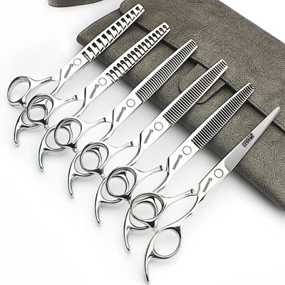 Barber hair scissors, professional haircut Cutting Scissors/Shears set- 6", m...