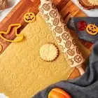 Carved Cookies Roller Embossing Pattern Biscuit Roller Bakery