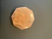 Natural Orange Selenite tumble Peach Selenite, Selenite Tumbled Worry Stone Gift