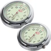 [OATIPHO] Nurse Table Clip Watch Pink Tank Clip Clock Smart Clock Tag Mini Scrub Badge with Watch Fob Watch Dial Man Watch Pocket Watch Supplies Mirror Material: Ordinary Glass Mirror