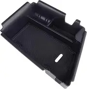 GUERBEIS Car Center Console Armrest Storage Box,Fit For Hyundai, Elantra N 2022 RHD Organizer Tray Black Vehicle Console storage box unit
