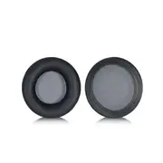 2 Pieces Earpads Replacement Ear Cushion Sponge Cover Earmuffs for ATH-S200BT ATH-S220BT Repair Spare Accessory - Black grey