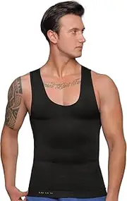 [TAFUER] Compression Shirt Men Tank Tops Gynecomastia Vest Tummy and Chest Firming Body Sheaper Undershirt