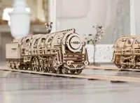 在飛比找有閑購物優惠-Ugears – 自我推進模型 Locomotive 蒸汽火