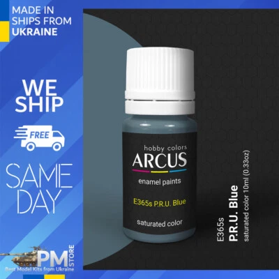 Arcus 365 Enamel paint Royal Air Force P.R.U. Blue Saturated color 10ml