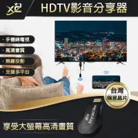在飛比找蝦皮購物優惠-XC 台灣瑞昱晶片 HDTV Anycast 電視棒 同屏器
