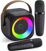 Bluetooth Party Speaker with 2 Wireless Microphones and Party, Birthday Gifts