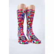 NEW ADULT / JUNIOR SAVVY SOX FLAGS OF ALL NATIONS SOCKS LIMITED EDITION OSFA