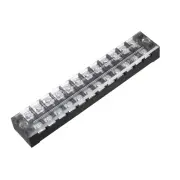 A13052800Ux0615 600V 25A Double Row 12P Covered Barrier Terminal Block
