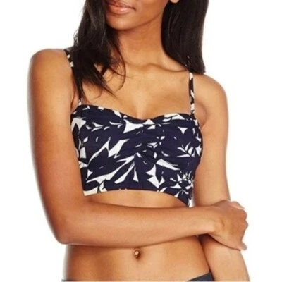 Roxy Navy Blue & White Starlet Bralette Size XS