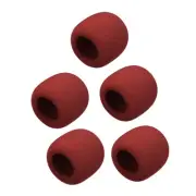 5X Thicken Sponge Foam Mic Cover Handheld Microphone Windscreen Wine-Red for KTV