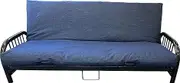 D&D Futon Furniture Real Jean Denim Futon Mattress Covers, Mattress Protector, Bed Slipcovers (Dark Denim, Full 6 x 54 x 75)