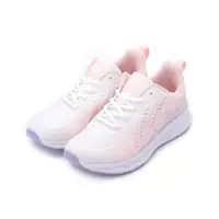 在飛比找Yahoo奇摩購物中心優惠-COMBAT 飛織彈力運動鞋 白粉 女鞋