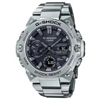 在飛比找森森購物網優惠-CASIO G-SHOCK 太陽能藍芽雙顯腕錶 GST-B4