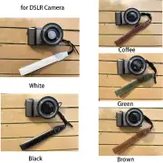 Retro PU Leather Camera Hand Wrist Strap for DSLR Camera