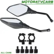 ALL-CARB Rear View Side Mirrors Connectors For Polaris Sportsman 110 300 Xp 850
