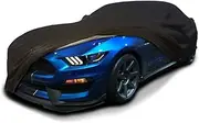 CarsCover Custom Fit 2015-2022 Ford Mustang Shelby GT350 GT Fastback Bullitt Car Cover Ultrashield Black Covers
