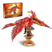 Harry Fire Phoenix Building Set, Magic Potter Phoenix Collection Model for Ad...