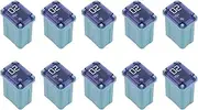 VGOL 10pcs 20A Micro Cartridge Fuses Car Mini Fuse for Truck SUV Off-Road Vehicle 10x15x6mm