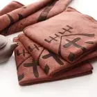 Tea Set Small Square Towel Blended Fabric Car Beauty Towel Bar Holiday