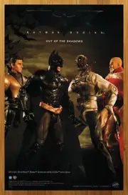 2005 MATTEL Batman Begins Action Figures Vintage Print Ad/Poster Official Art