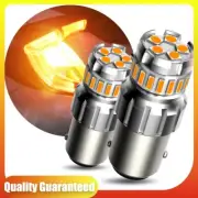 1157 BAY15D P21/5W LED Amber Yellow Front Rear Turn Signal Blinker Light Bulbs (for: Opel)