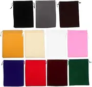 ERINGOGO 11pcs Velvet Bag Jewelry Cloth Drawstring Bags Drawstring Pouch Tiny Pouch Velvet