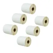 6 Rolls 4X2 Thermal Shipping 750/R Labels 4"X2" for Zebra Eltron Rollo LP 2844