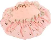 ASAKKURA Shower Cap for Women Reusable Elastic Hair Cover for Hair Double Layer Design for Quick Drying and Multi-functional Use
