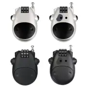 User Friendly Retractable Lock for Secure Helmet and Valuables Protection