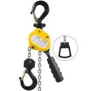 VEVOR 0.5-Ton 10 ft. Mini Lever Block Chain Hoist Chain Hoist Alloy Steel G80