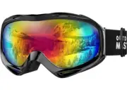 OutdoorMaster OTG Ski Goggles - Over Glasses Ski/Snowboard Goggles for Men,...