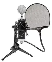 Rockville RCM03 Podcast Podcasting Studio Microphone+Shockmount+Stand+Pop Filter