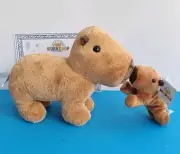BUILD A BEAR Capybara & Mini Bean Beans Baby PLUSH Soft Toy
