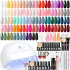 Full Gel Nail Polish Kit with UV Nail Dryer Poly Gel Builder Nail Extension Kit