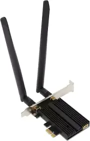 Wifi 6 Pcie Wifi Card for Desktop PC AX210 PRO, Tri Band Wireless Adapter with B