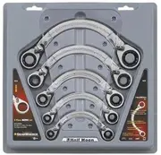 Gearwrench 9850 - Half Moon Ratchet Spanner Set 5 Piece Metric