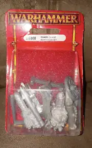 Warhammer Chaos Dwarf Death Rocket blister-pack set, Citadel, OOP, rare, metal