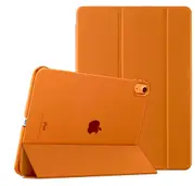 MCC iPad Air 11" 2024 M2 Tri-Fold Smart Cover Semi-Clear Back Case Apple Air6 [Orange]