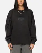 [PRO STANDARD] Pro Standard New York Yankees 'Wash Vanguard' Fleece Crewneck Washed Black - Size 2XL 2XL Washed Black