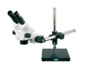 Vanguard 1277ZB Stereo Zoom Microscope Binocular Head Boom Stand, 10X Eyepiece