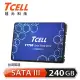 TCELL 冠元- TT750 240GB SSD 2.5吋固態硬碟3D TLC(讀：550M/寫：480M)