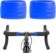 Cycling Handlebar Tape Plug | Reusable Strap Fixing Rings,Set of 2 Silicone Fasten Tool, Waterproof Grip Sleeve for Bike Touring