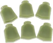 ibasenice Guitar Tuning Peg Handles 6pcs Electric Guitar Tuners Handles Cap Plastic User-friendly