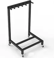 Tennis Racket Storage Rack,Racket Storage Rack, Mobile Display Rack，Kids Tennis Racquet Storage Rack, Home/Kindergarten/Gymnasium Mobile Badminton Racket Metal Display Stand, Hold 5 6 7 Rack
